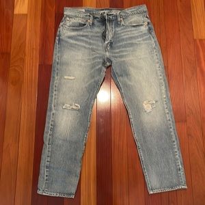 Levi’s “HiBall” distressed denim jeans. Size 36